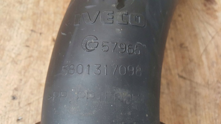 фото №5, Всмоктувальна труба турбіни iveco daily 2.3 5801317098