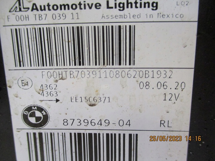 фото №8, Лампа повний led bmw x3 x4 g01 g02 8739650 права