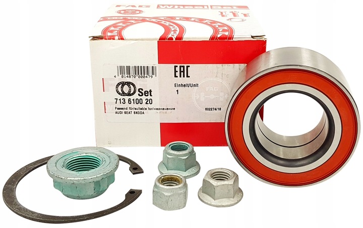 фото №14, Подшипник. набор ремонтный ступицы fag 713610020 1j0498625