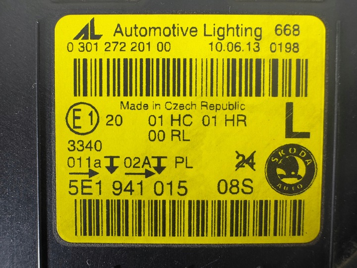 фото №13, Skoda octavia iii 3 5e1 лампа ліва права перед фари h7 комплект звичайні