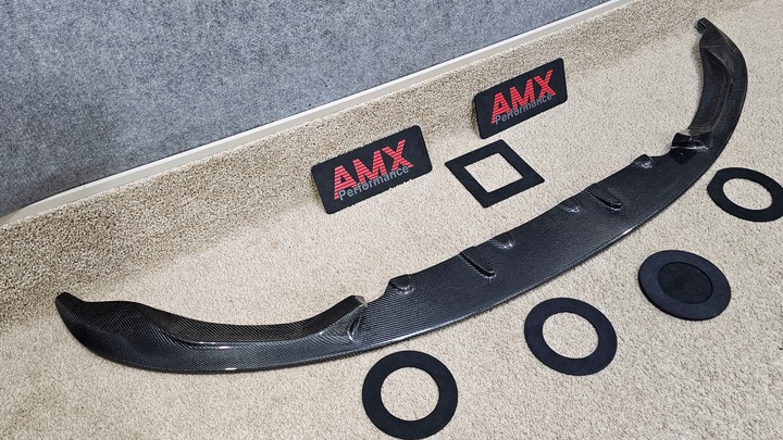 фото №9, Накладка спойлер накладка бампера перед bmw f30 f32 f80 f82 карбон