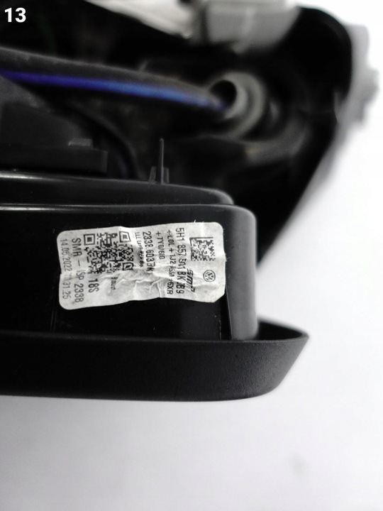 фото №14, Vw golf 8 viii 5h0 5h1 19- рестайлінг дзеркало ліві камера 11 pin європа