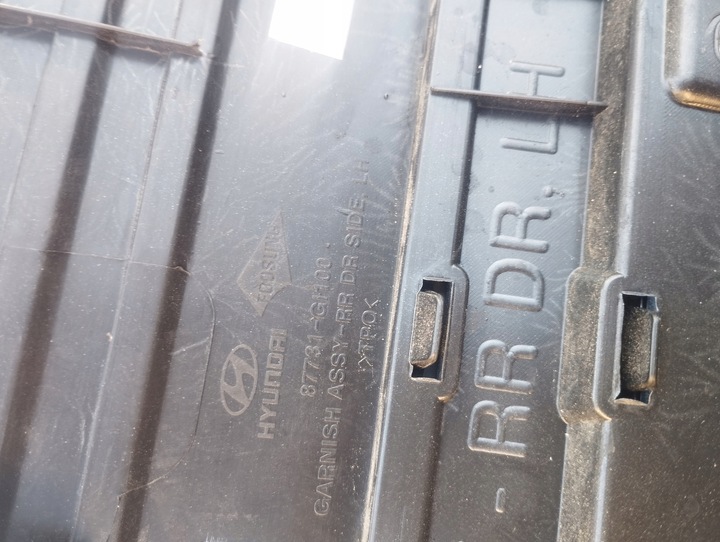 фото №5, Планка дверь правая левая зад hyundai ioniq