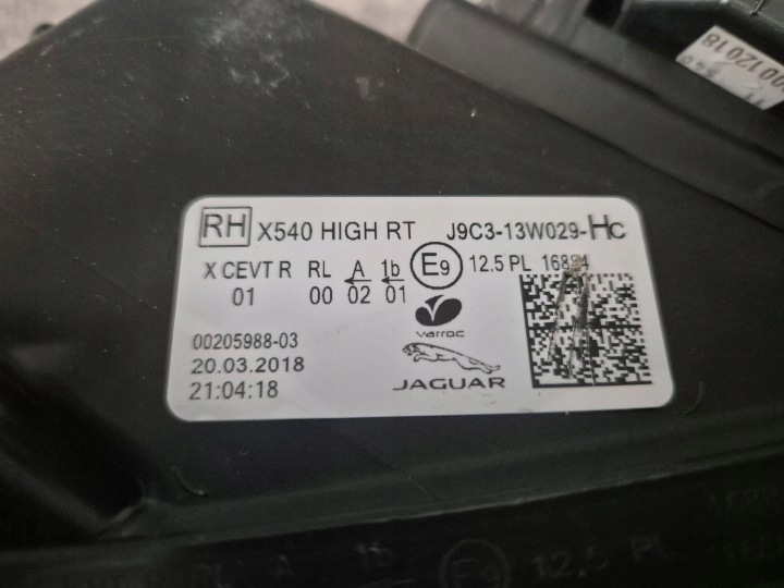 фото №13, Фара фара передняя правая - jaguar e-pace x540 полный led 17-24