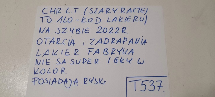 фото №12, Toyota c-hr i двері задні ліве 1l0 t537