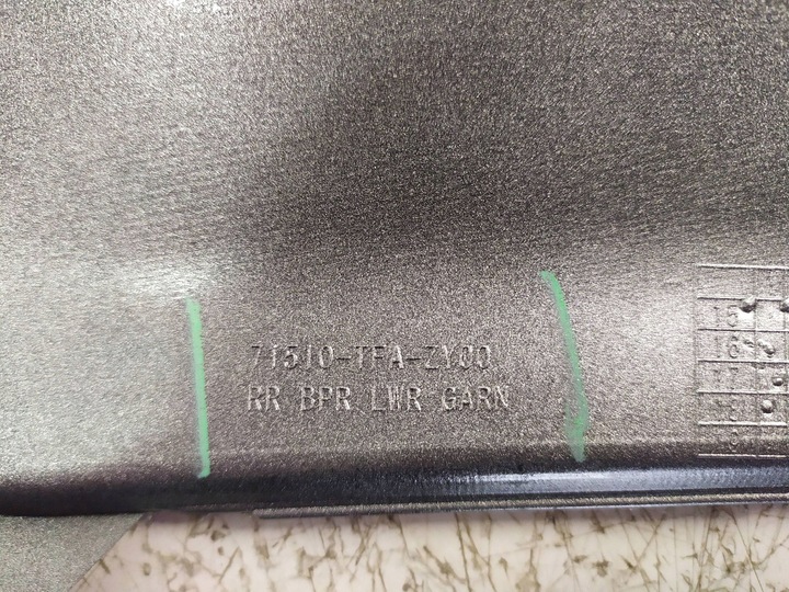 фото №10, Honda crv cr-v iv 4 14r- спойлер накладка бампера зад задняя 71510-tfa-zy00