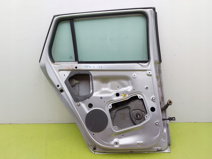 фото №13, Двері задні ліві зад skoda fabia ii 2 рестайлінг 2010-2014 універсал la7w сріблястий