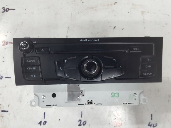 фото №1, Audi a4 b8 08r- радіо cd англієць concert