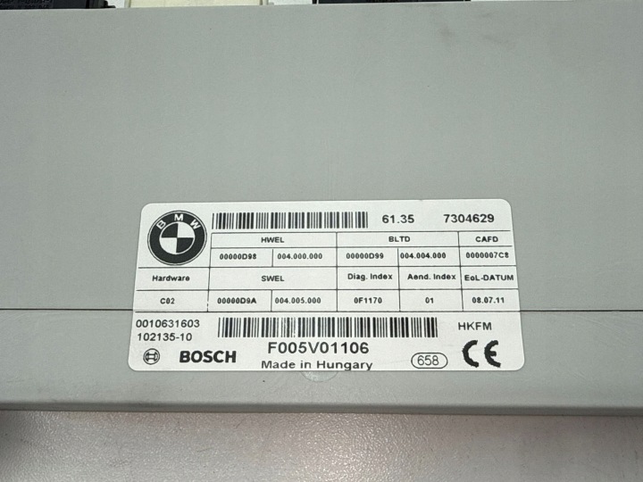 фото №6, 2011 bmw 7 f01 f02 f03 f04 модуль крышки багажника 7304629
