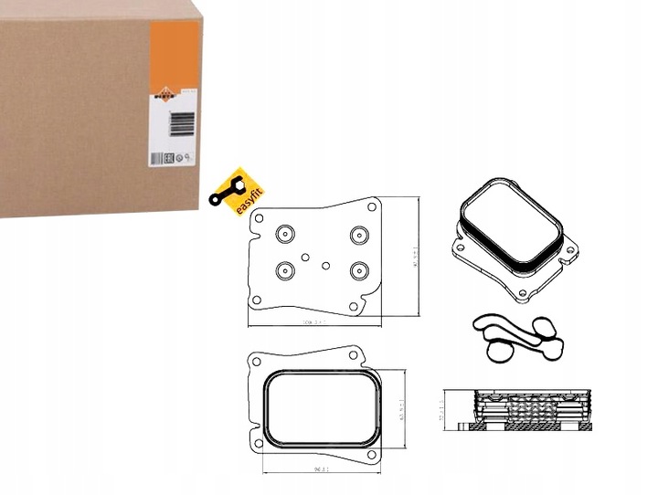 фото №1, Nrf радіаторів масла db clc 160 1,6 09-