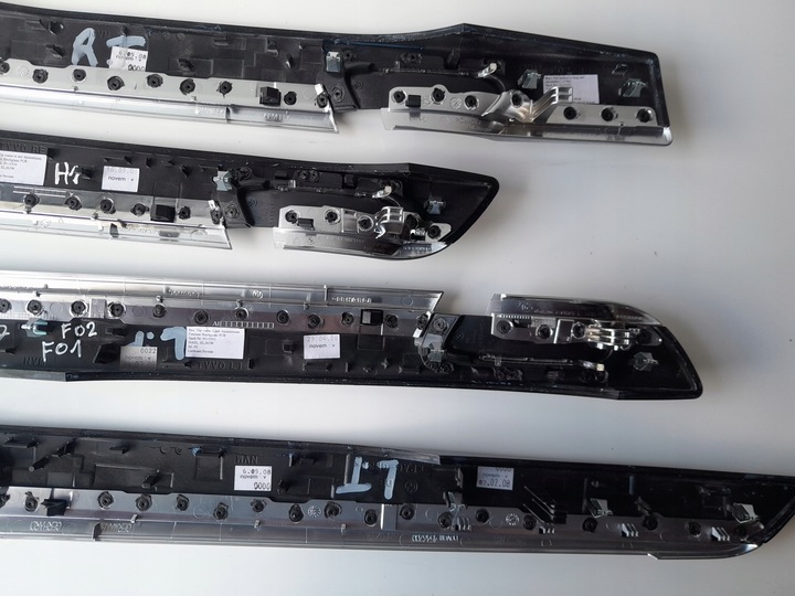 фото №8, Dekor декори планки декоративний двері led bmw f01 f02 seria 7 11-