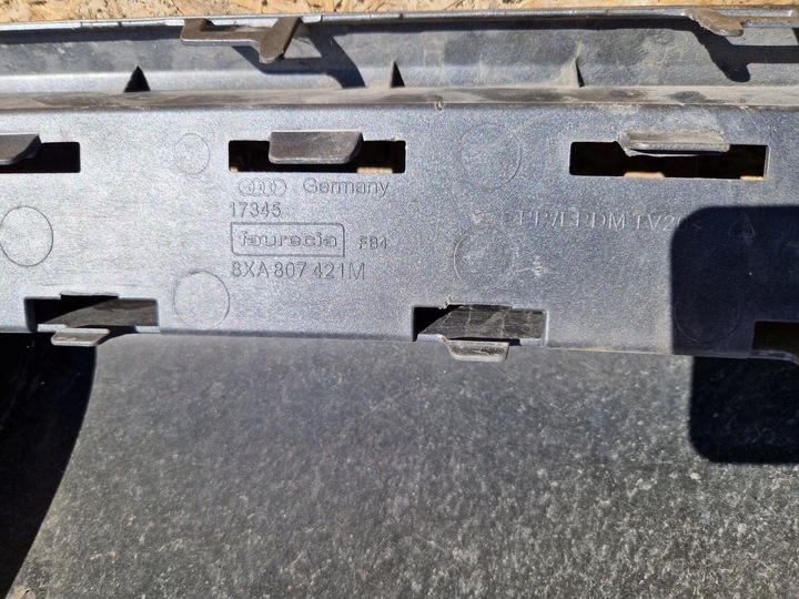 фото №7, Планка накладка спойлер бампера зад audi a1 8x s line рестайлінг