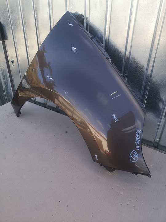 фото №8, Крыло правые перед renault grand scenic iii цвет tecnb