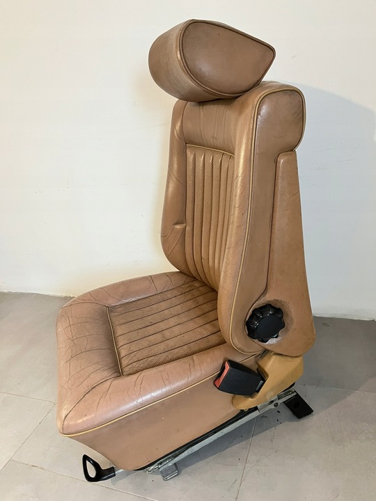 фото №6, Сиденье правые переднее сиденье пассажира перед кожа mercedes w126 se sel