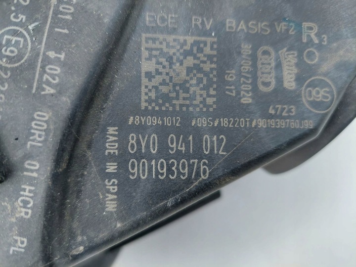 фото №9, Audi a3 8y лампа права перед передня повний led