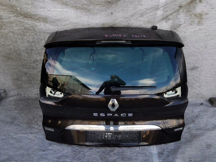 фото №1, Renault espace v 5 14-23 крышка багажника комплектная зад задняя коричневая ted17