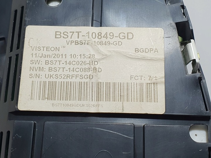 фото №13, Ford mondeo mk4 спидометр манометр европа bs7t-10849-gd супер состояние европа