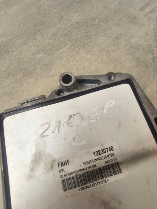 фото №8, Блок керування двигуном (ecu) комп'ютер opel meriva 2006r, ecu 12230740 fahf