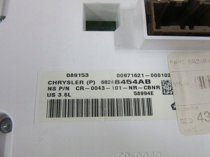 фото №6, Dodge durango iii 3.6i 2015 спидометр приборы