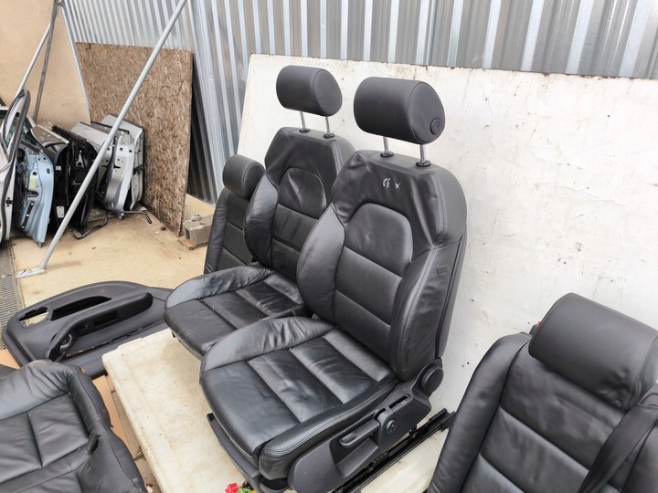 фото №15, Сидіння сидіння комплект audi a6 c6 шкіра ковші комплект !!!