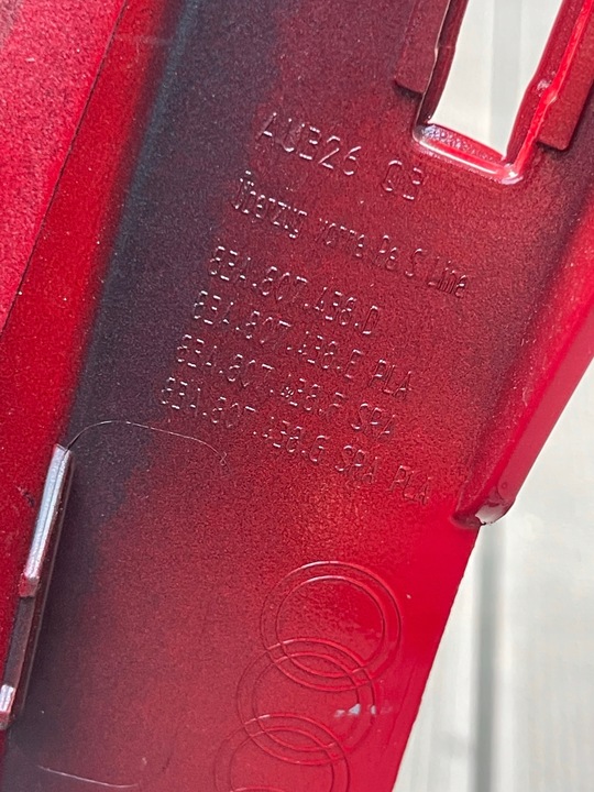 фото №16, Audi q3 83a 2018- бампер переднє s-line 83a807437d 83a807438d червоний y30