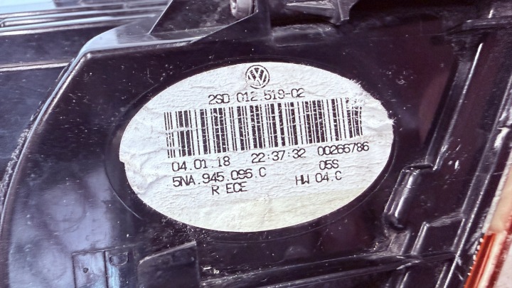 фото №8, Vw tiguan ii 5na фара led зад правая 5na945096c оригинал