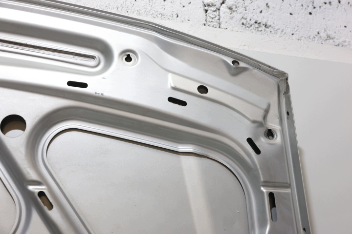 фото №10, Audi a3 s3 8l капот крышка двигателя серебряная delikatne wgniotki