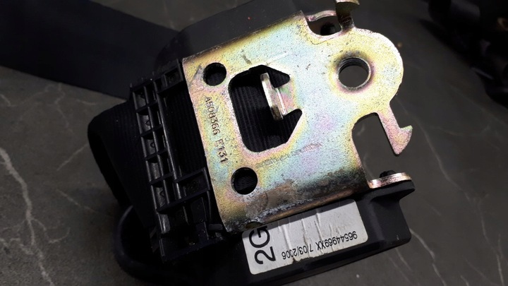 фото №10, 96544969xx pas безопасности левый зад peugeot 206