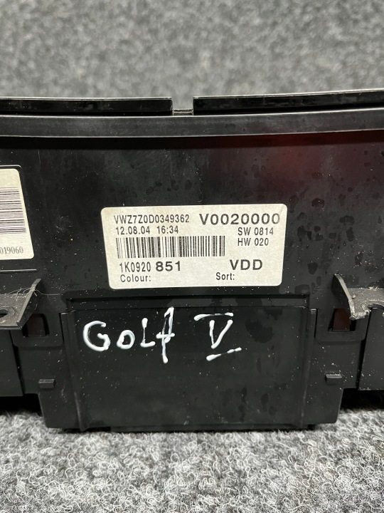 фото №7, Панель приборов vw golf v 5 1k0920851