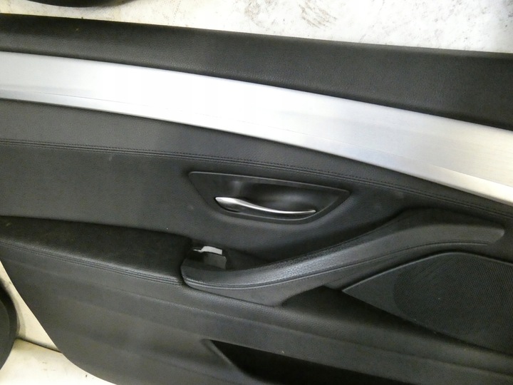 фото №12, Bmw f11 сидіння диван чорна шкіра підігрів uk обшивка дверей