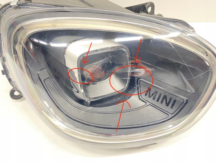 фото №14, Фара правая передняя перед полный led mini f60 countryman рестайлинг lci