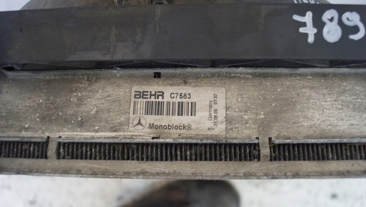 фото №16, Mercedes w169 a класс комплект радиатор вентилятор