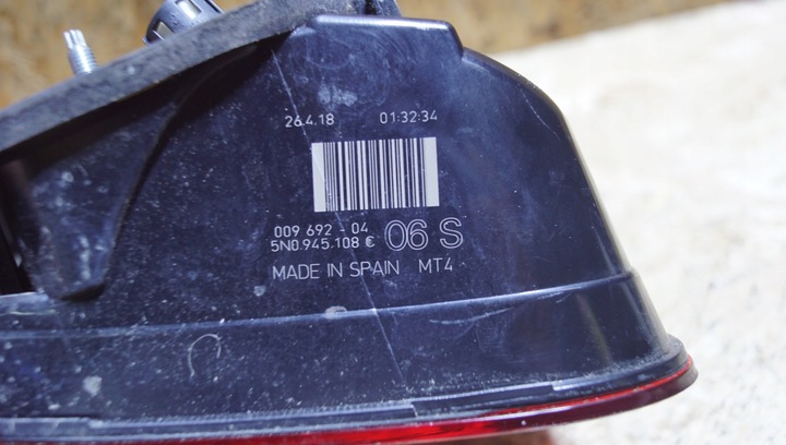 фото №10, Лампа правий зад vw tiguan 5n 5n0945108c