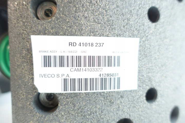 фото №9, Гальмо барабанний iveco ліве 41285031 rd41018237 meritor