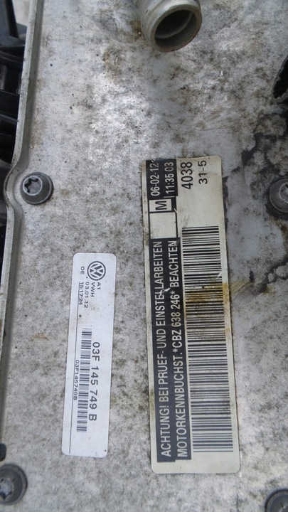 фото №8, Колектор всмоктуючий 03f129711h 1.2 cbz ibiza 1.2tsi