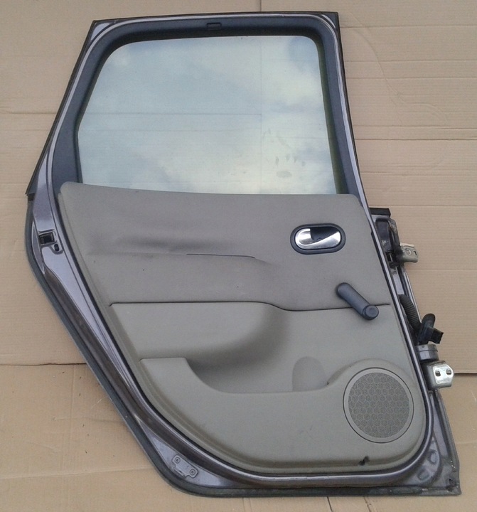 фото №8, Двері лівий зад ліві задні renault scenic 2 ii 03-09 графітові tec68