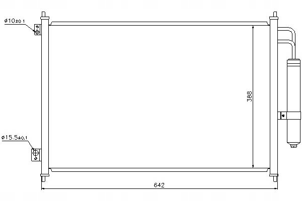 фото №12, Nissens радиаторов кондиционера nissan x-trail 07-