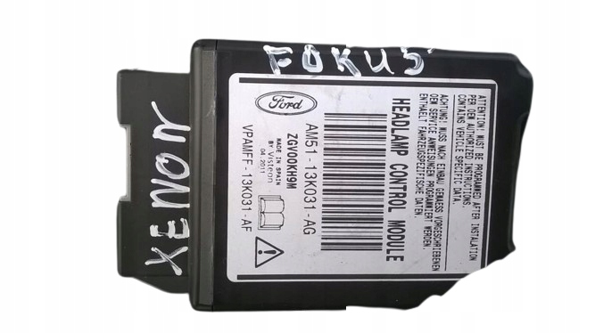 фото №1, Ford focus ii mk2 блок управления модуль света ксенон