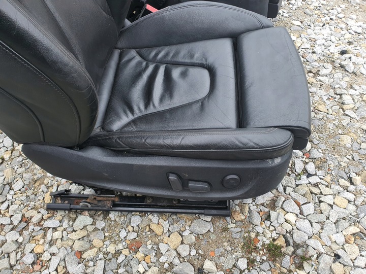 фото №6, Audi a4 b8 a5 сидіння спортивні чорна шкіра підігрів!!! електрика!!!