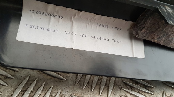 фото №16, Mercedes w220 планка накладка порога порогова зад ліва права