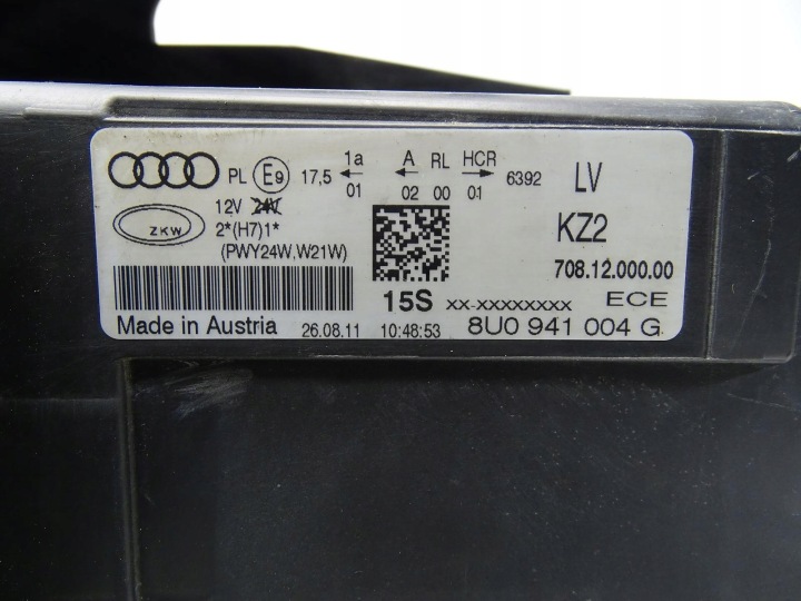 фото №11, Фара праве перед права передня 8u0941004g audi q3 8u 11-14r uk
