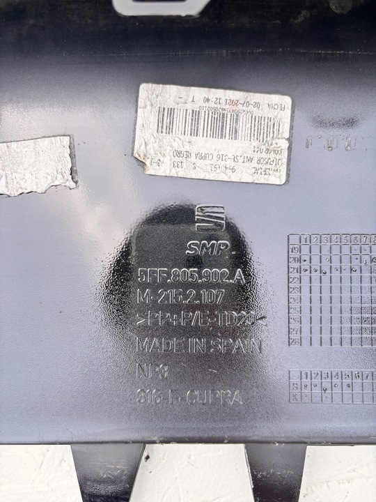 фото №15, Seat cupra formentor планка спойлер нижній бампера 5ff805902a