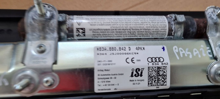 фото №10, Q3 83a подушка коленная подушка безопасности пассажира правая 83a880842d