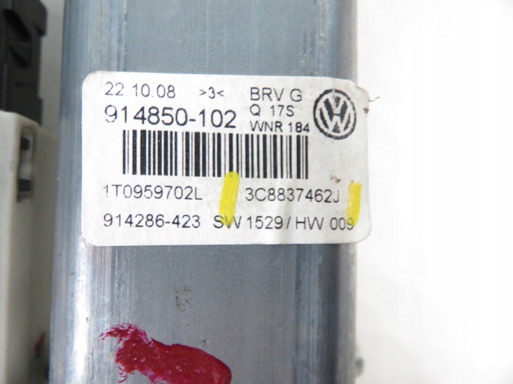фото №8, Склопідйомник правий передній vw cc 1k0959792p 3c8837462j