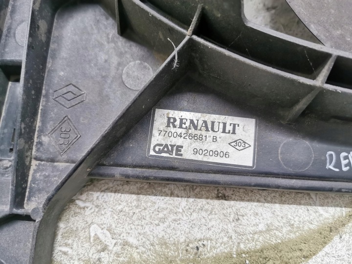 фото №8, Вентилятор охолодження радіатора (дифузор) renult megane i 7700426681