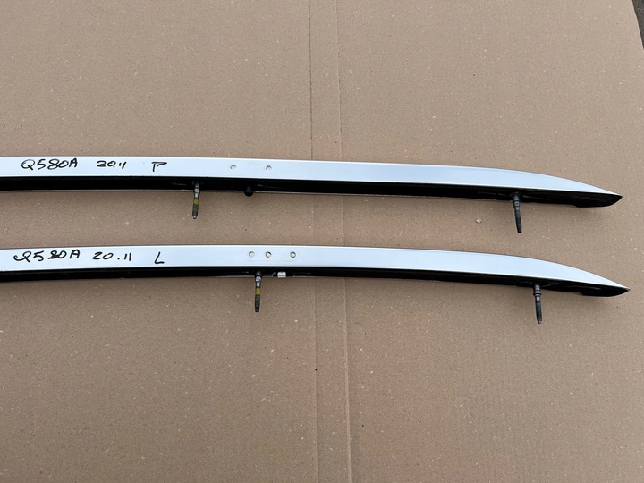 фото №7, Audi q5 80a рейлинги крышные хром правые левый комплект 80a860022f 80a860021h