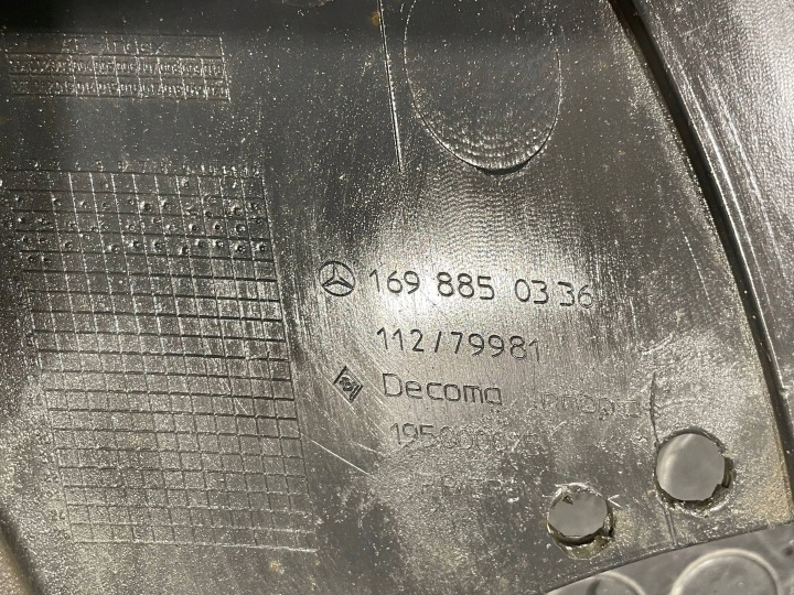 фото №9, Mercedes a klasa ii w169 рестайлінг 08-12 w245 захист плита pod бампер перед