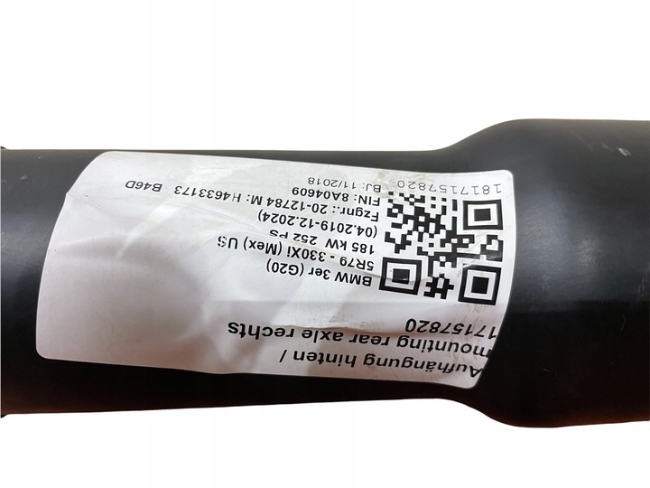 фото №5, Wał привідний kpl bmw 3 g20 8742827 330ix новий