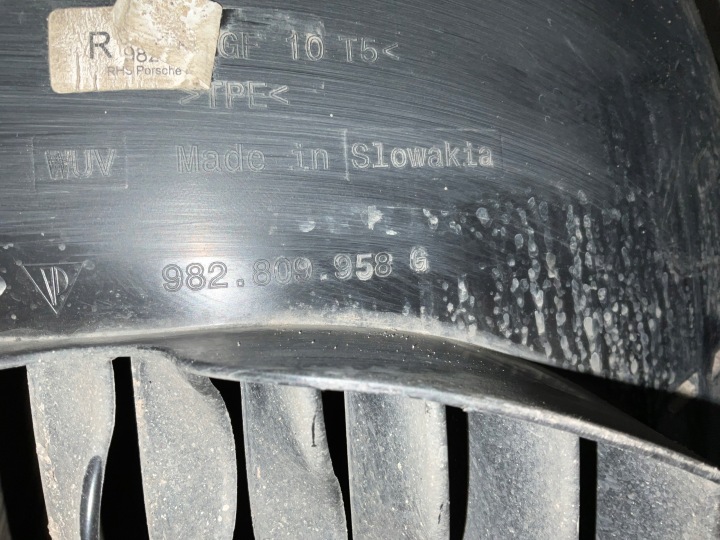 фото №9, Porsche boxster cayman підкрилок перед праве 982809958g оригінальні