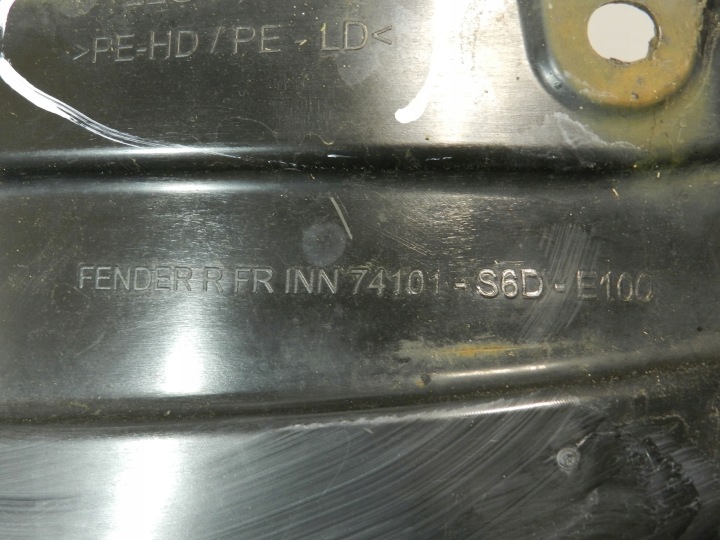фото №7, Honda civic vii 7 підкрилок праве праве перед передні 74101s6de100